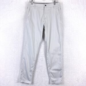 Birddogs Stretch Khakis Pants Mens 30x30 Gray Slim Fit Performance Golf Preppy